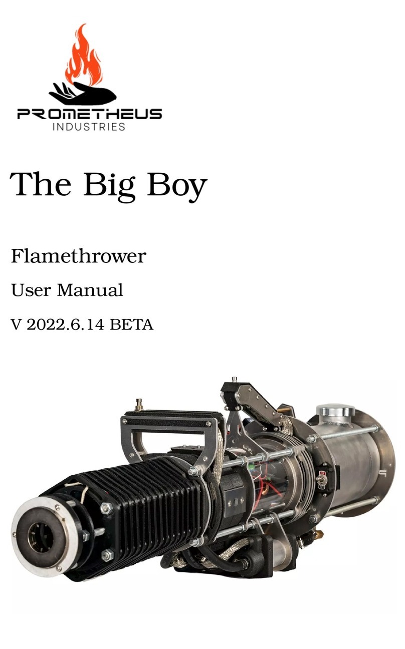 PROMETHEUS The Big Boy User manual