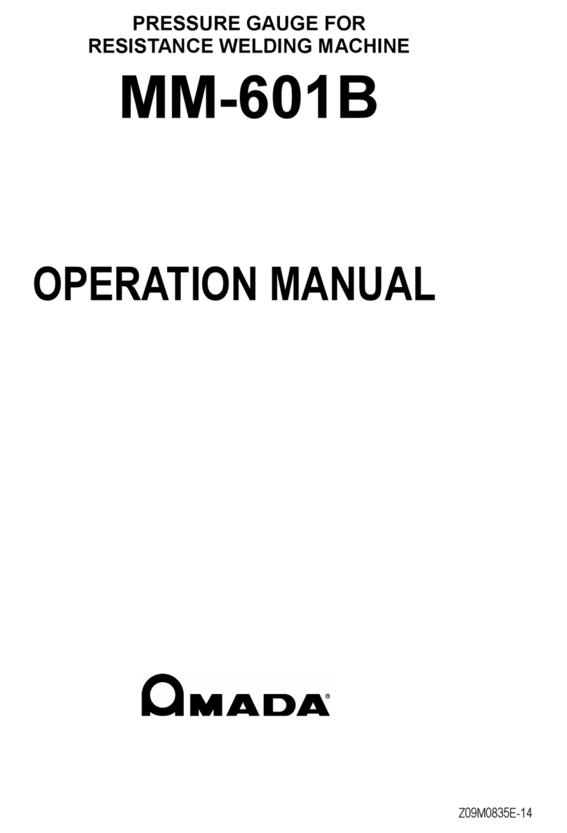 Amada MM-601B User manual