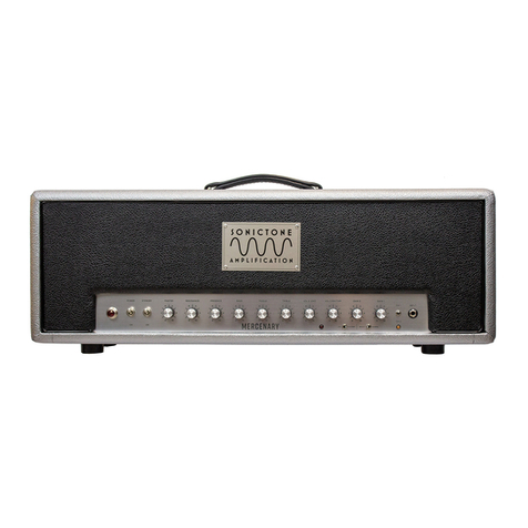 SONICTONE AMPLIFICATION Mercenary Modern Series owner's manual