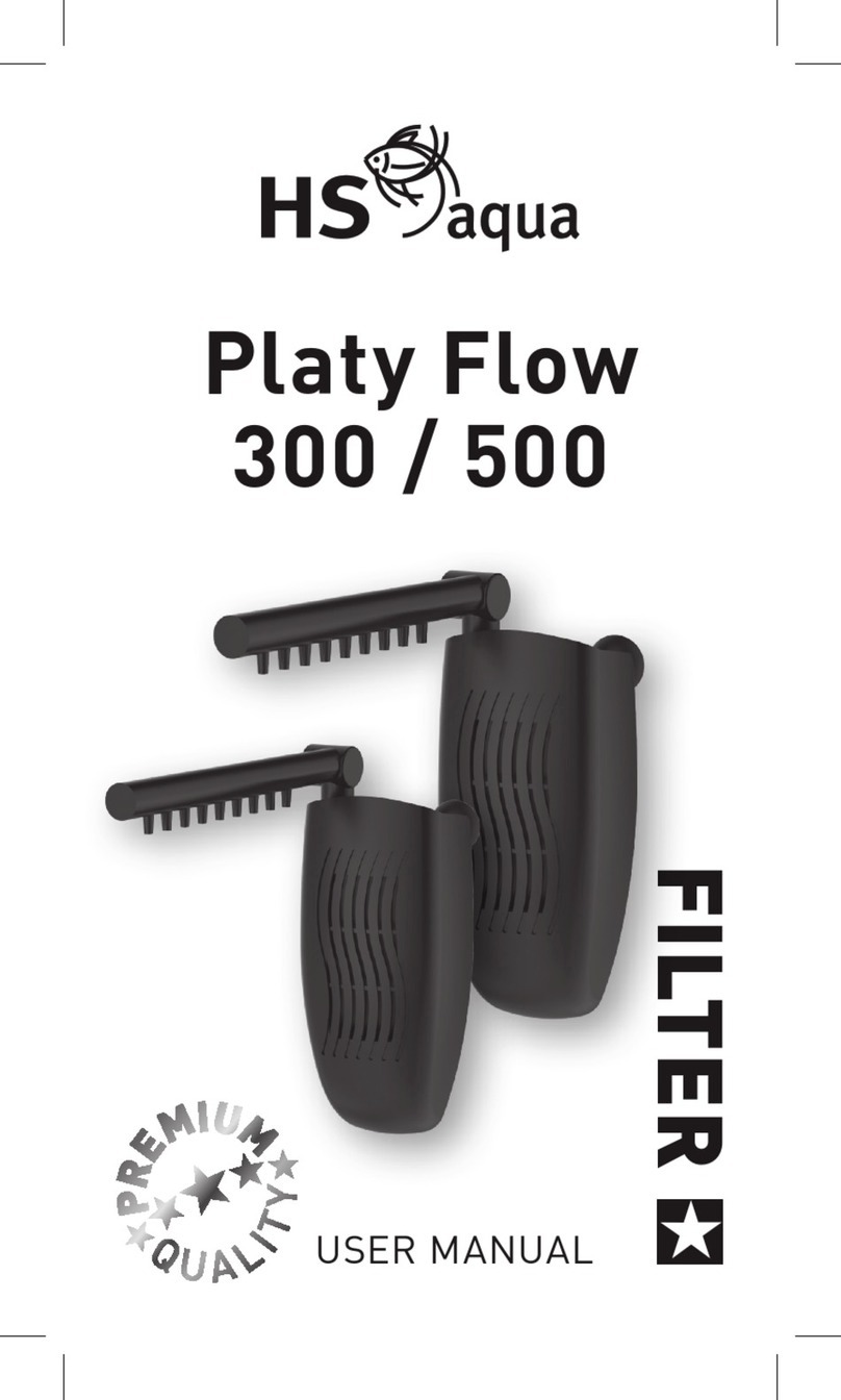 HS aqua Platy Flow Filter 300 user manual