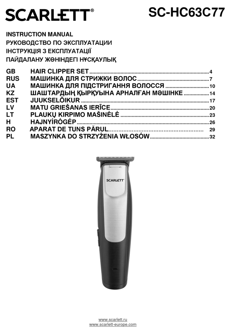 Scarlett SC-HC63C77 instruction manual