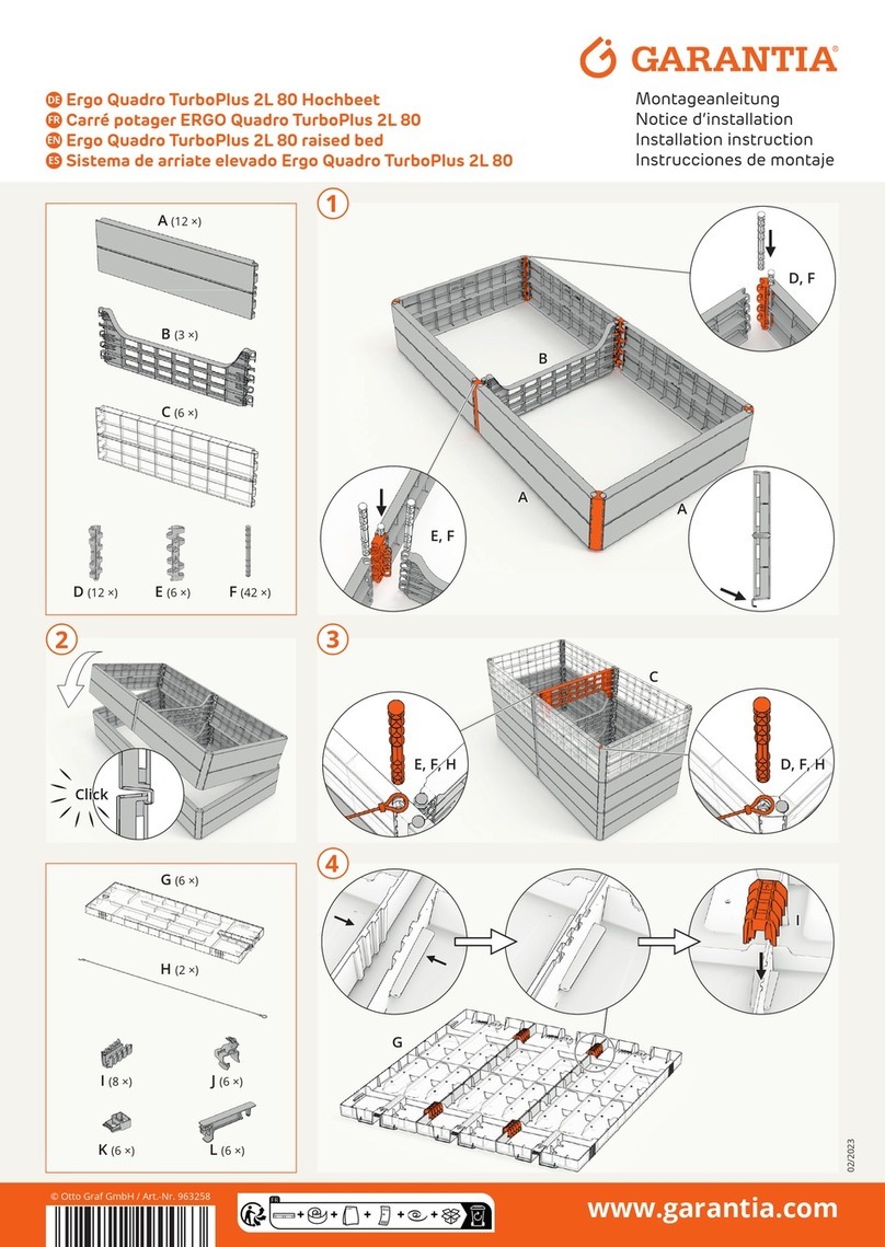 Garantia Ergo Quadro TurboPlus 2L 80 installation instructions