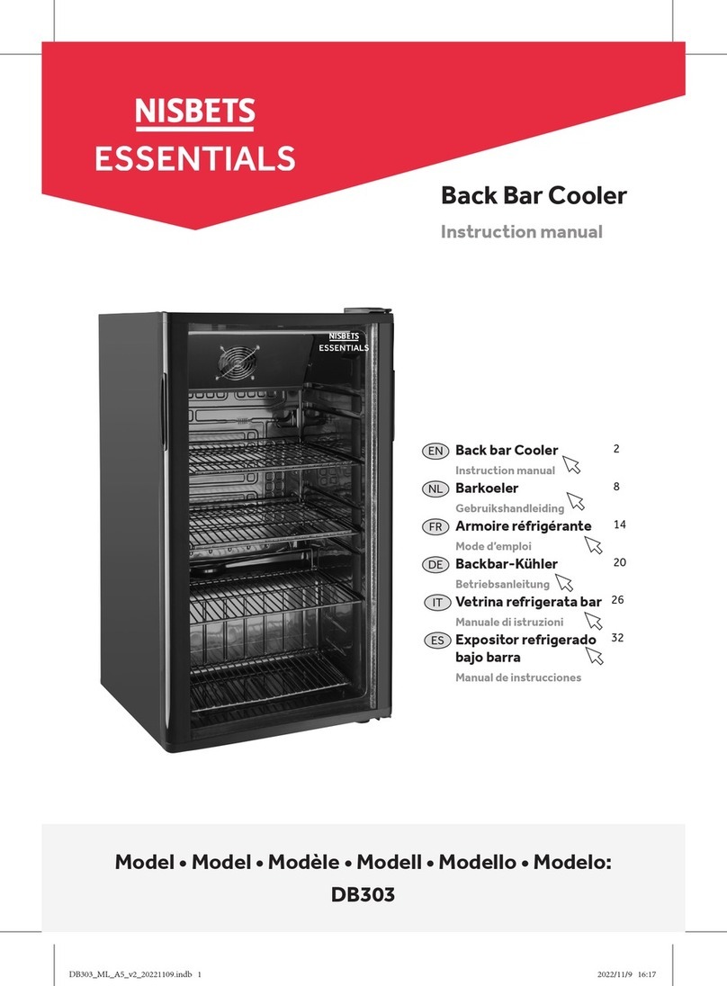 NISBETS ESSENTIALS DB303 instruction manual