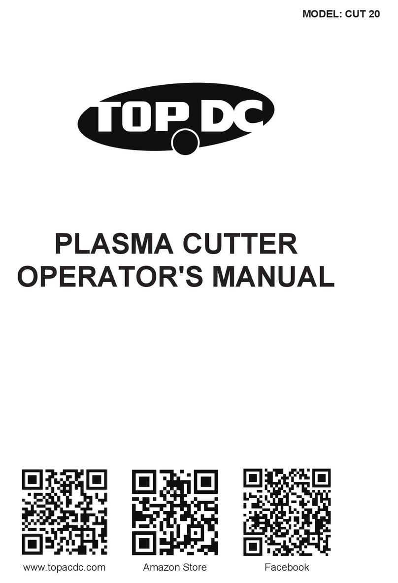 TOP DC CUT 20 Operator's manual