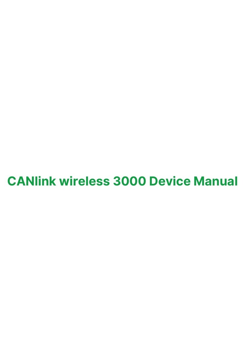 PROEMION CANlink wireless 3000 Series Device manual