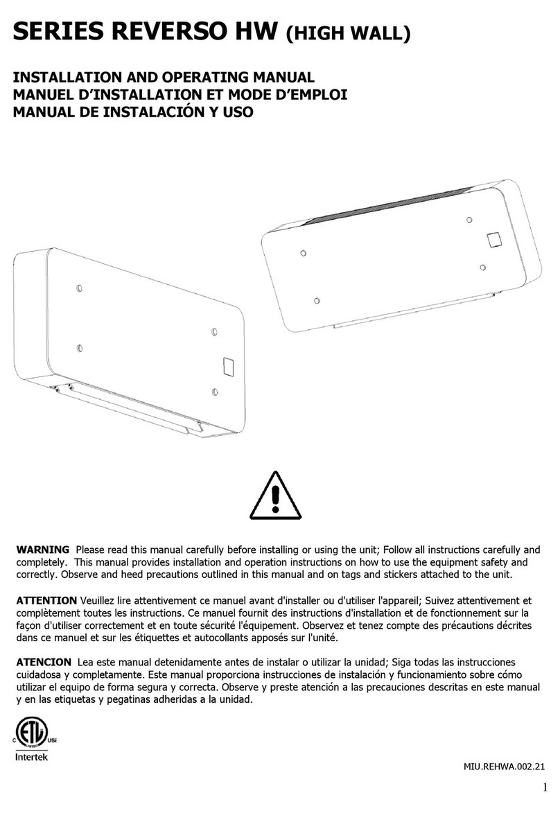 ZYMBO REVERSO HW Series Installation and operating manual ZYMBO REVERSO HW Series Installation and operating manual