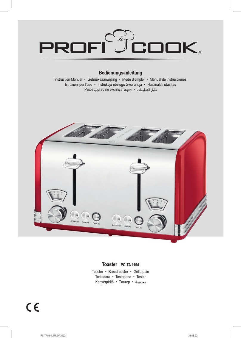 Proficook PC-TA 1194 instruction manual