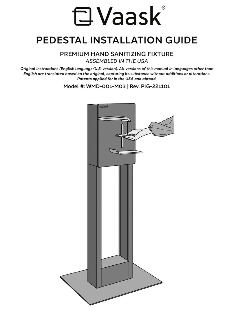 Vaask WMD-001-M03 installation guide