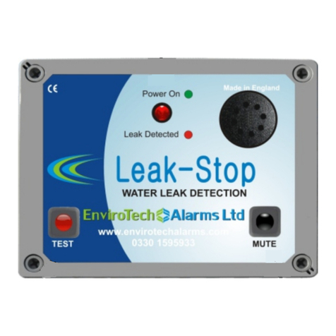 EnviroTech Alarms Leak-Stop Installation and operation manual EnviroTech Alarms Leak-Stop Installation and operation manual