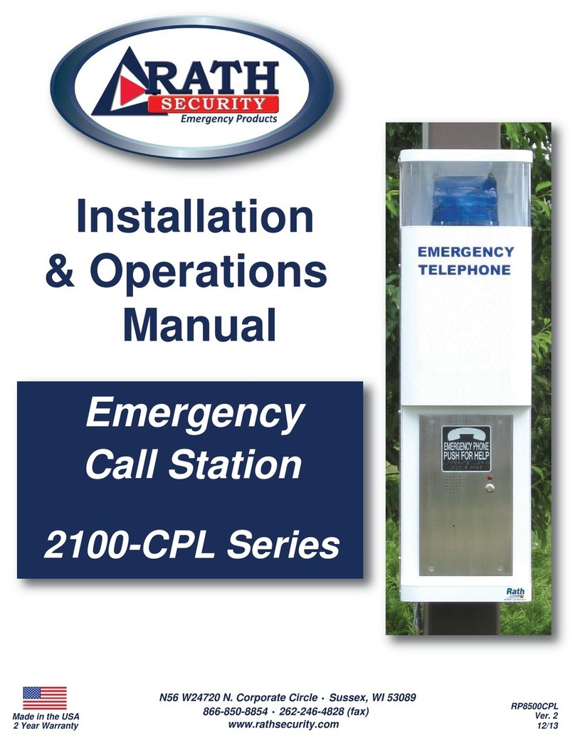 Rath 2100-CPL Installation & operation manual