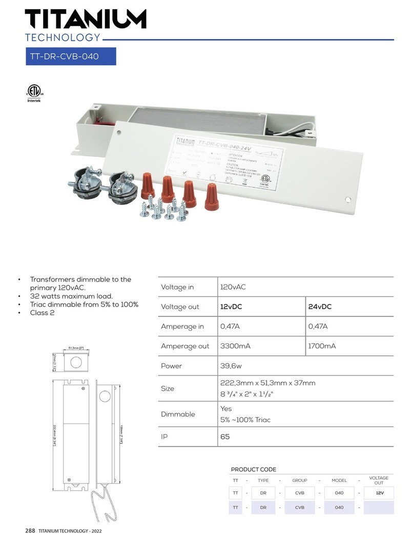 Titanium TT-DR-CVB-040 quick start guide