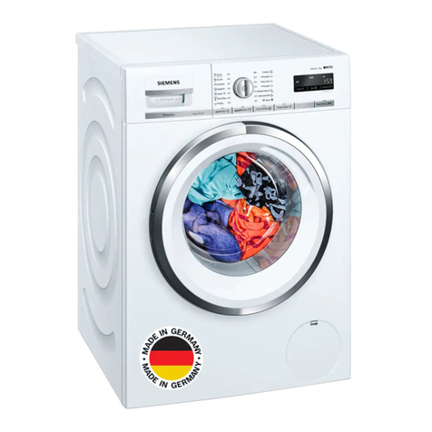 Siemens WM12W469IL Specification sheet