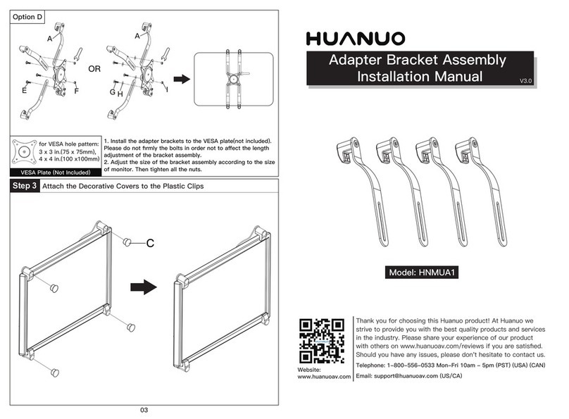 HUANUO HNMUA1 installation manual