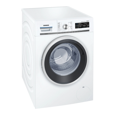 Siemens WM14W699EE Specification sheet