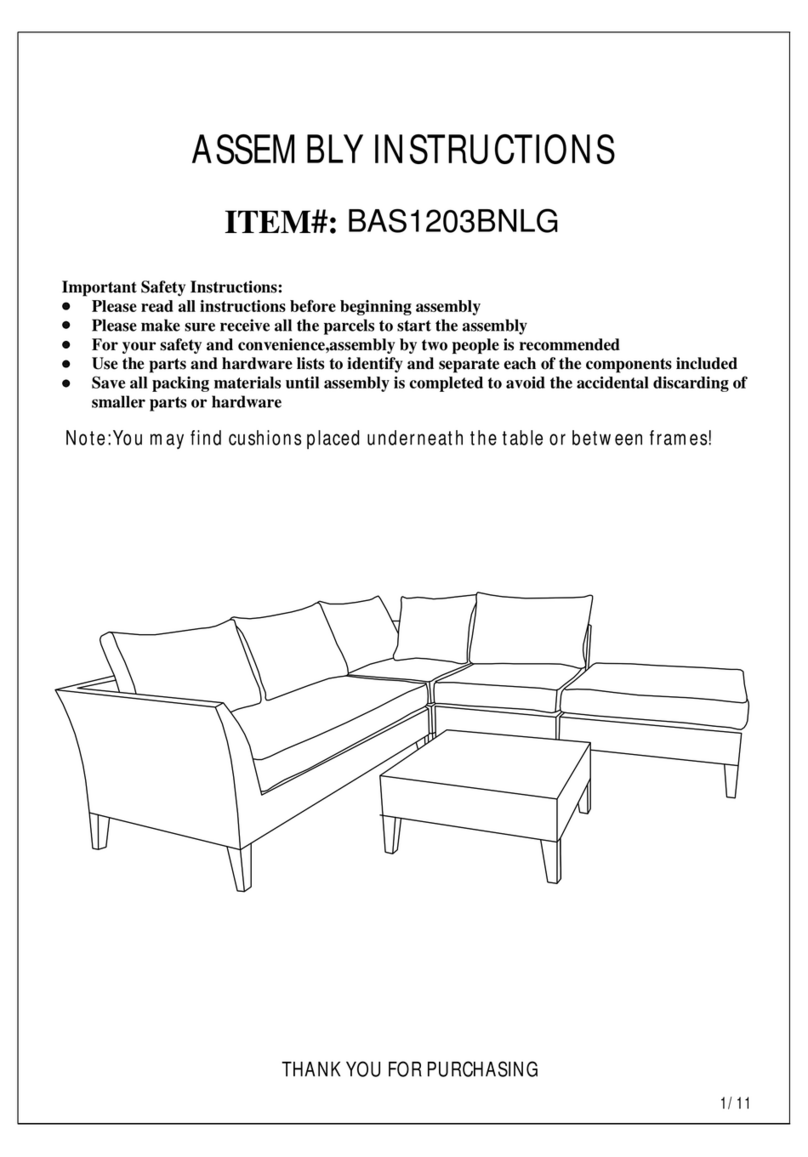 Bestsign BAS1203BNLG Assembly instructions