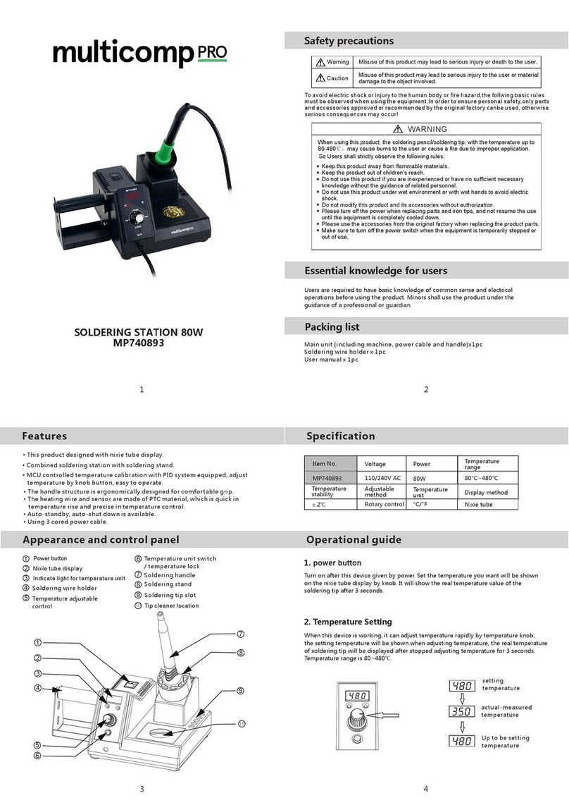 multicomp pro MP740893 manual