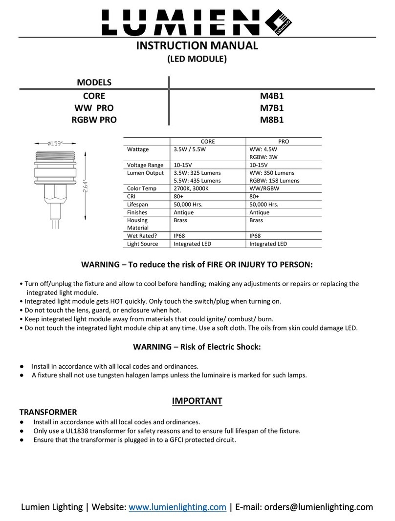 LUMIEN CORE User manual