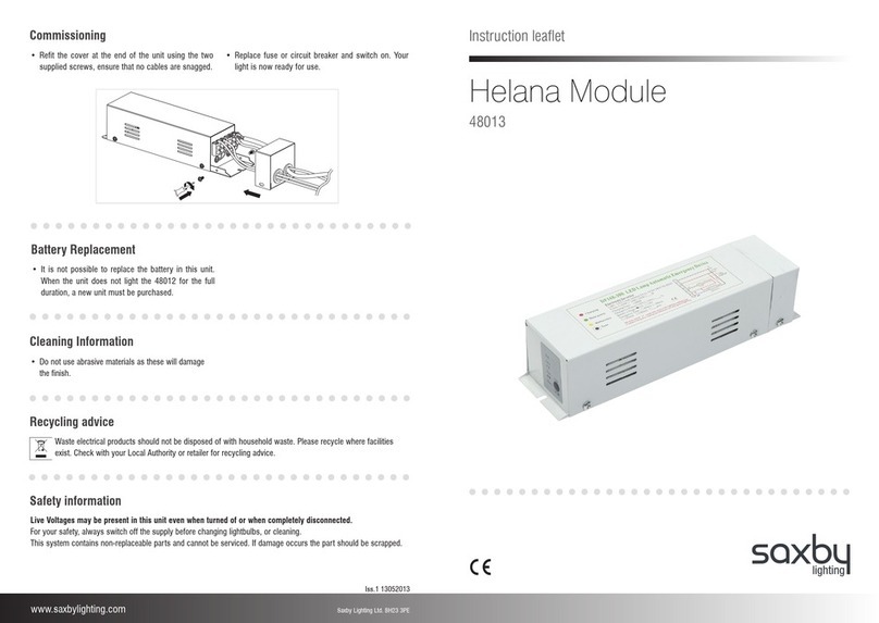 Saxby 48013 Manual