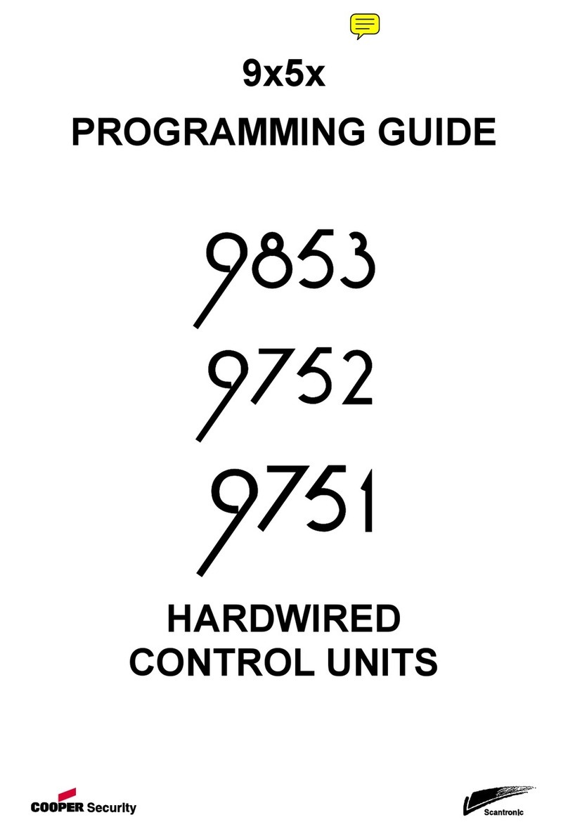 Cooper Scantronic 9 5 Series Programming guide