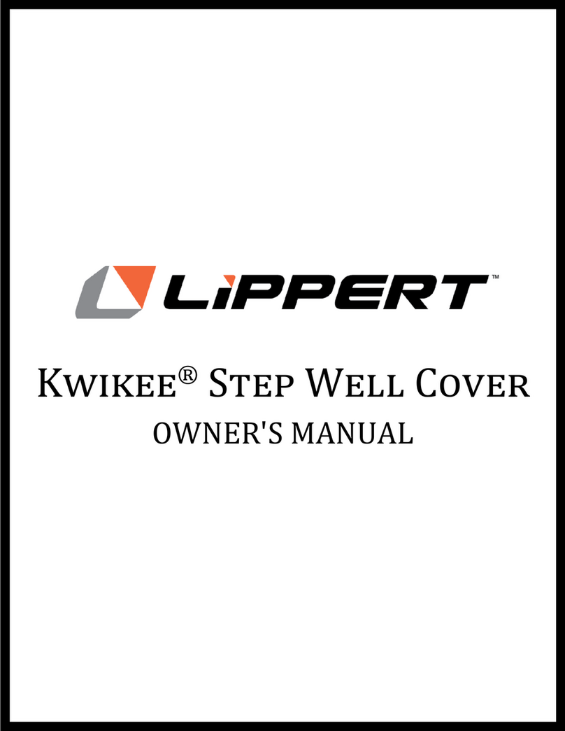 Lippert Kwikee Step Well Cover User manual Lippert Kwikee Step Well Cover User manual