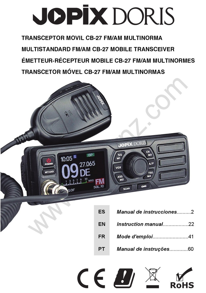 JOPIX CB-27 instruction manual