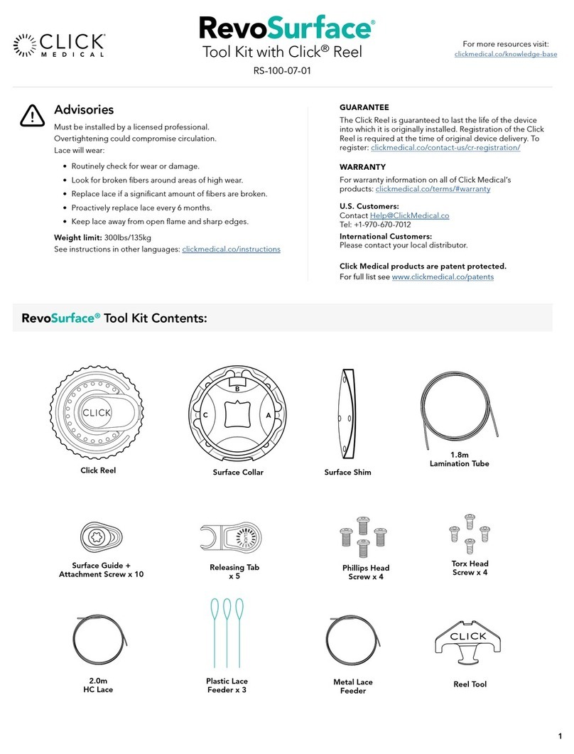 Click Medical RevoSurface User manual Click Medical RevoSurface User manual