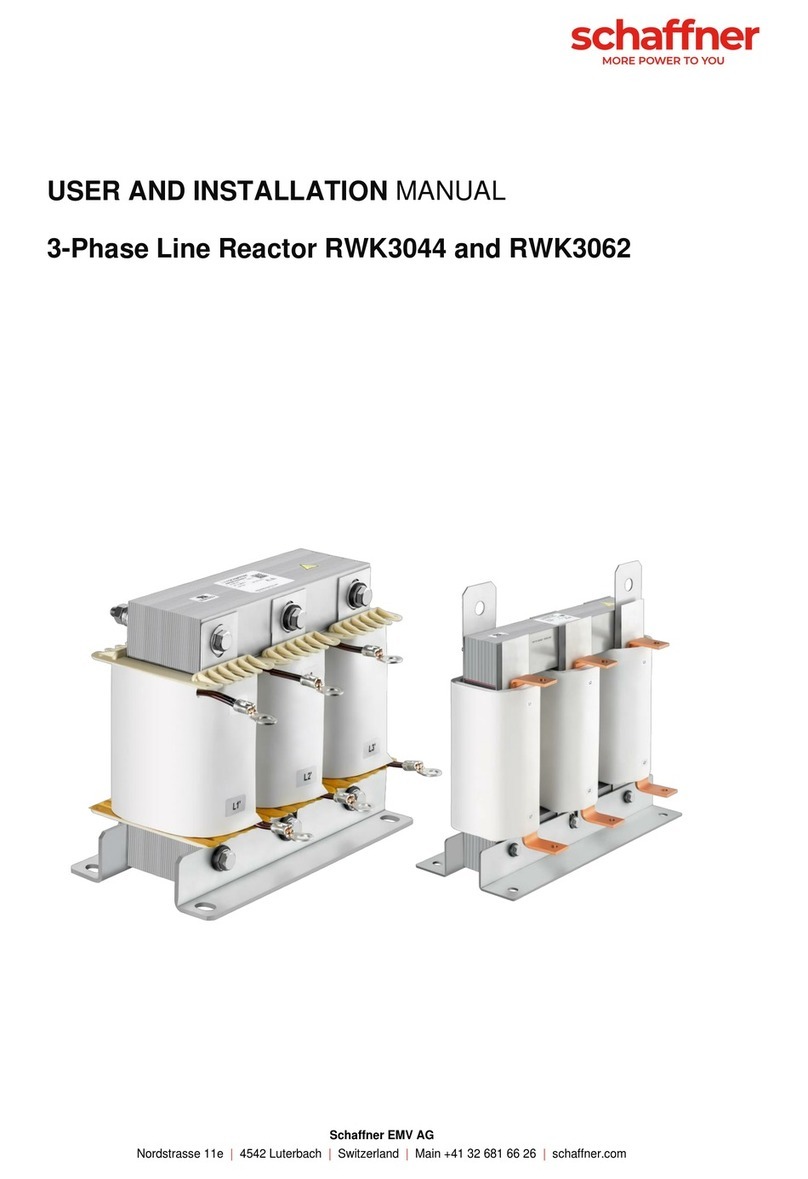 Schaffner RWK3044 User and installation manual