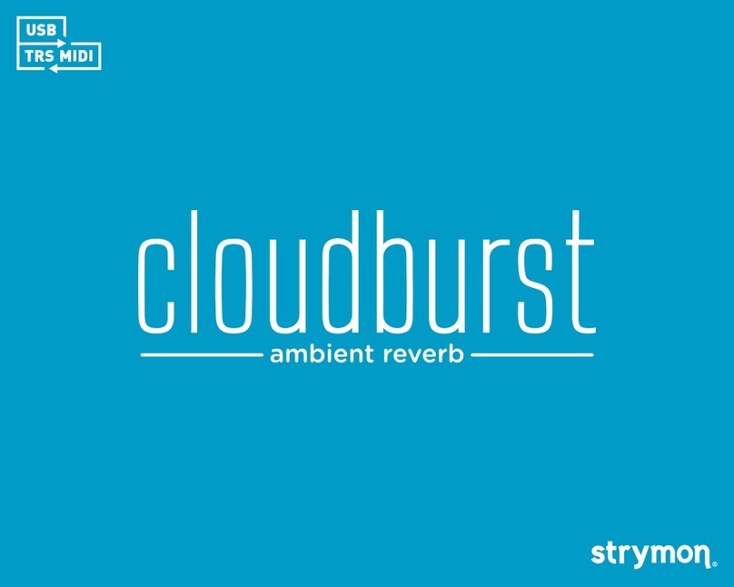 Strymon cloudburst User manual
