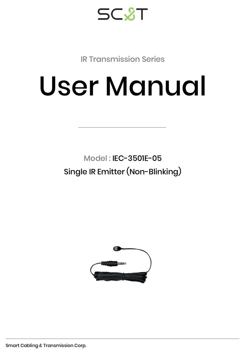 SC&T IR Transmission Series user manual
