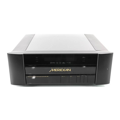 Meridian 861V4 Service guide