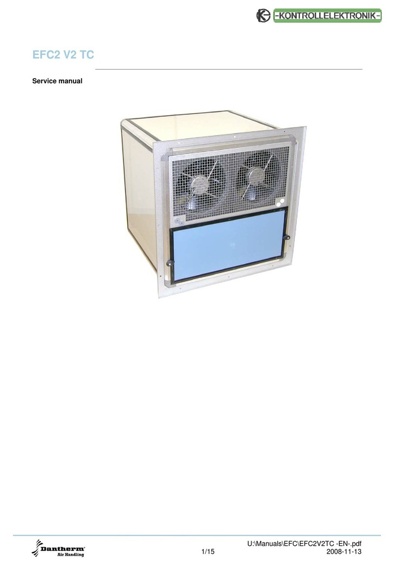 Dantherm KONTROLLELEKTRONIK EFC2 V2 TC User manual