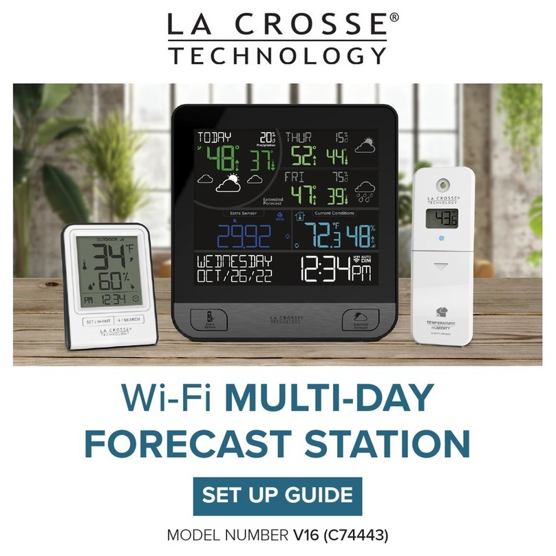 La Crosse Technology V16 Setup guide
