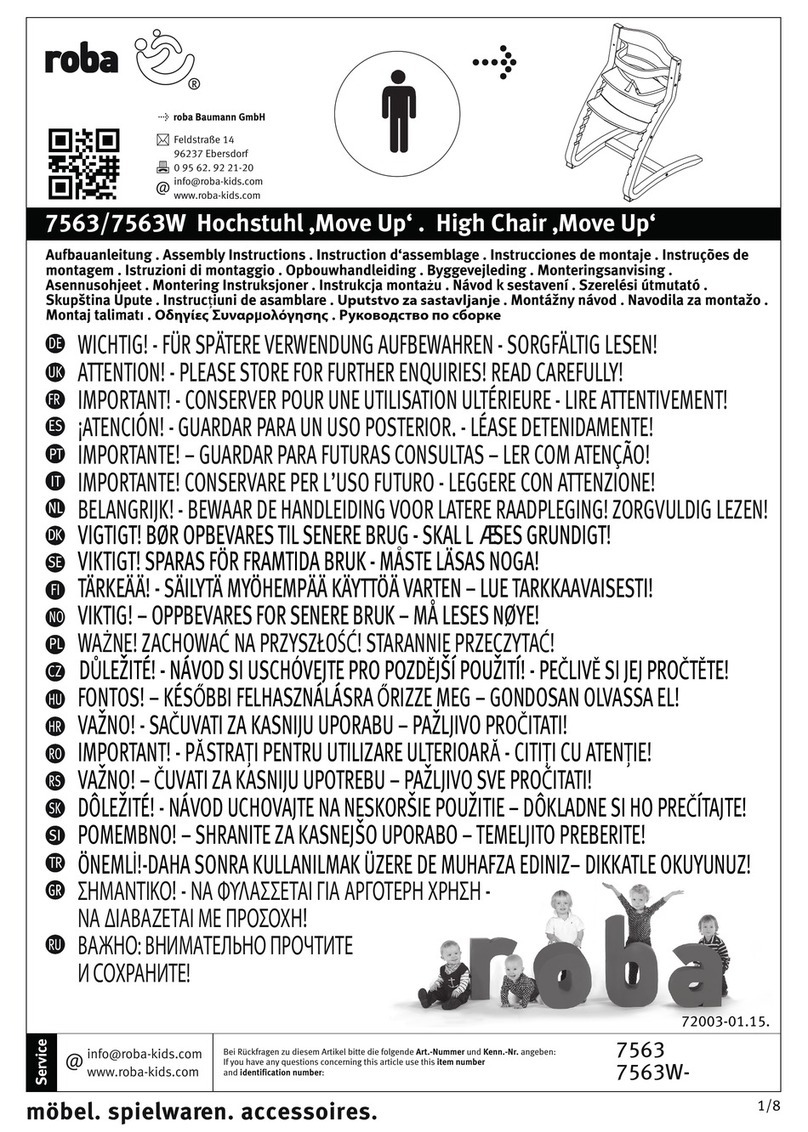 roba Move Up 7563 Assembly instructions