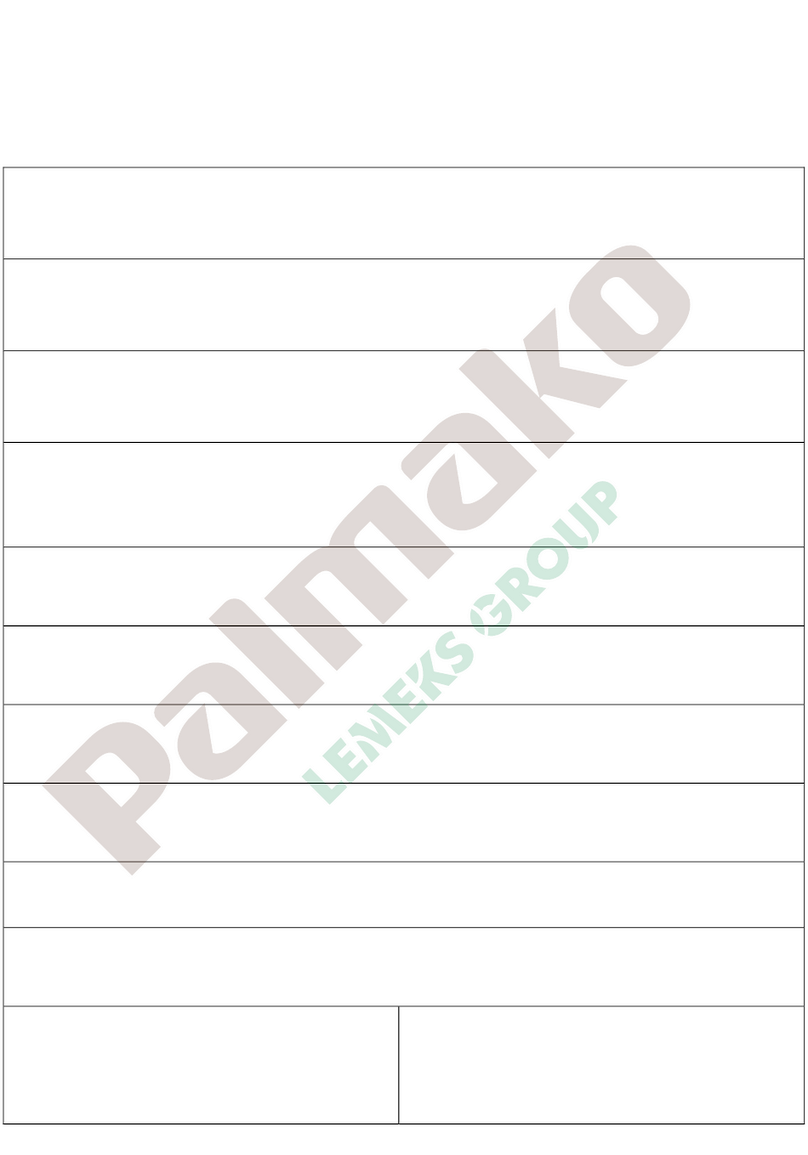 Palmako FRQ44-6253 User manual