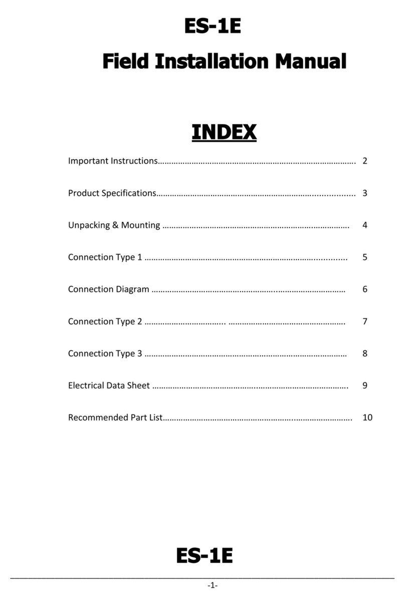Celec ES-1E Field installation manual Celec ES-1E Field installation manual