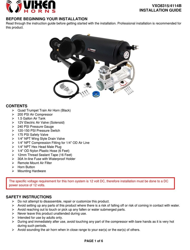 Vixen Horns VXO8315/4114B manual Vixen Horns VXO8315/4114B manual