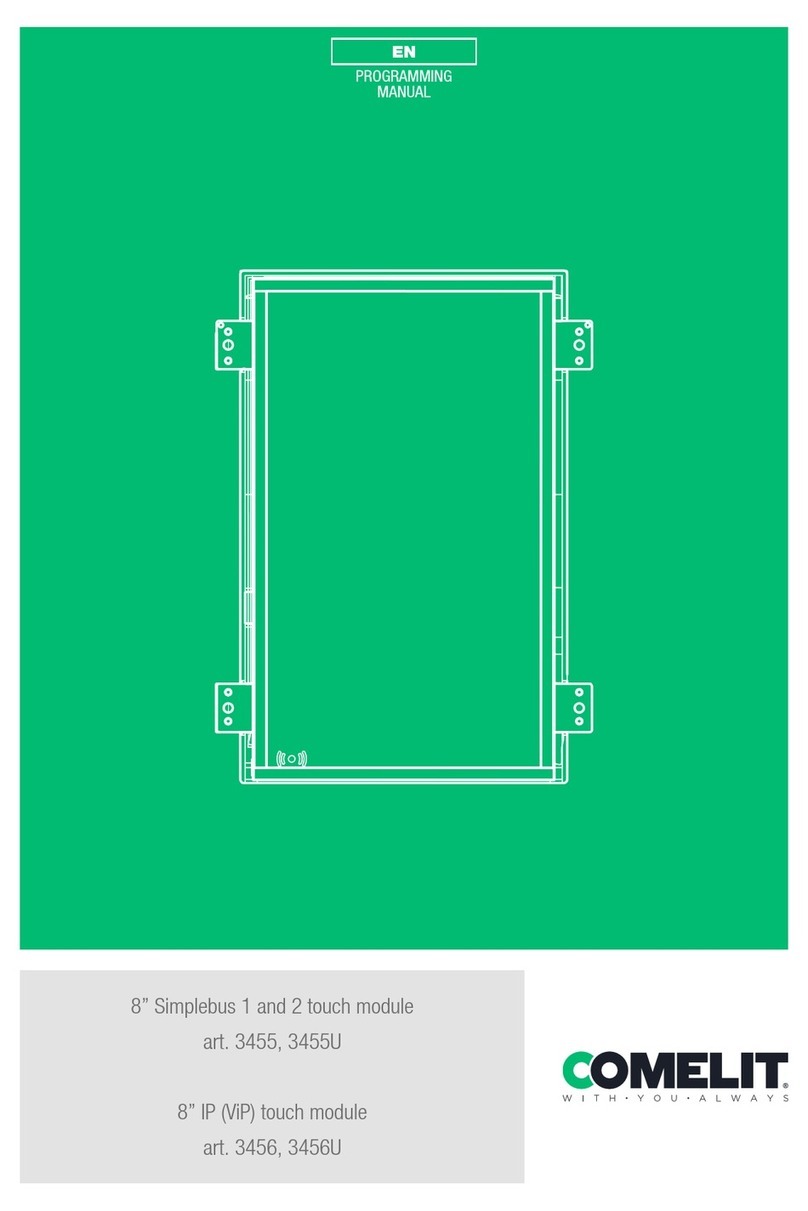 Comelit 3455 Owner's manual