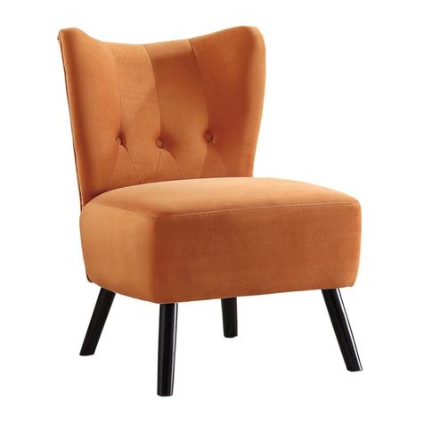 George Oliver Dechane Upholstered Slipper Chair Assembly instruction