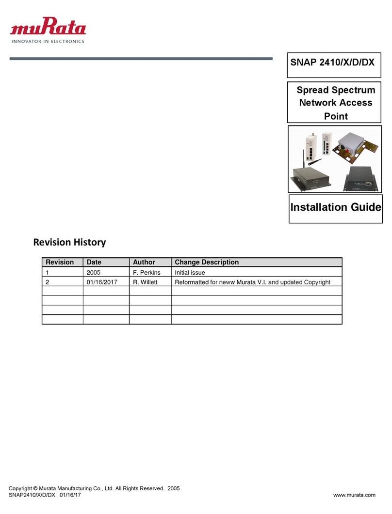 Murata SNAP2410 installation guide