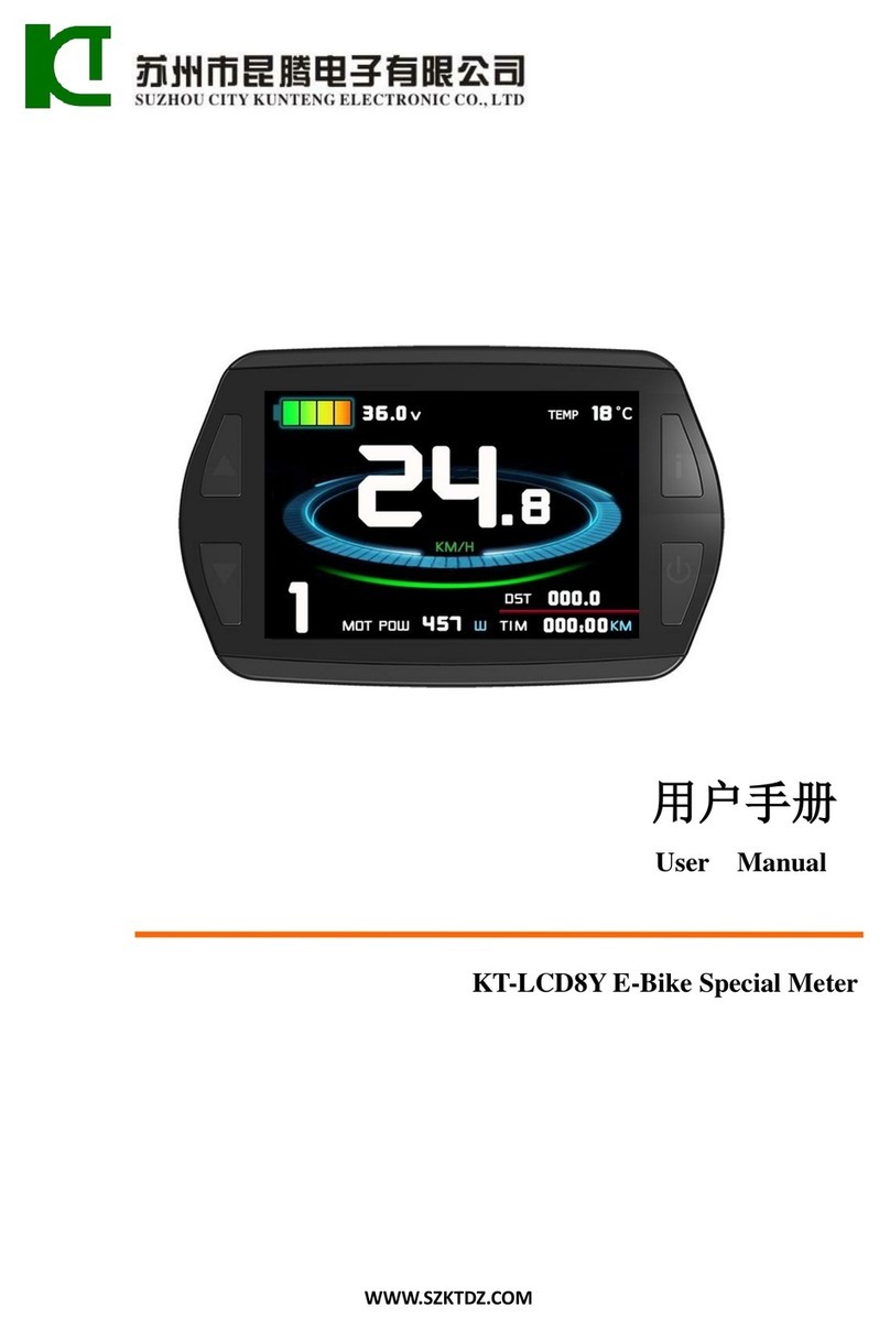 KUNTENG KT-LCD8Y User manual