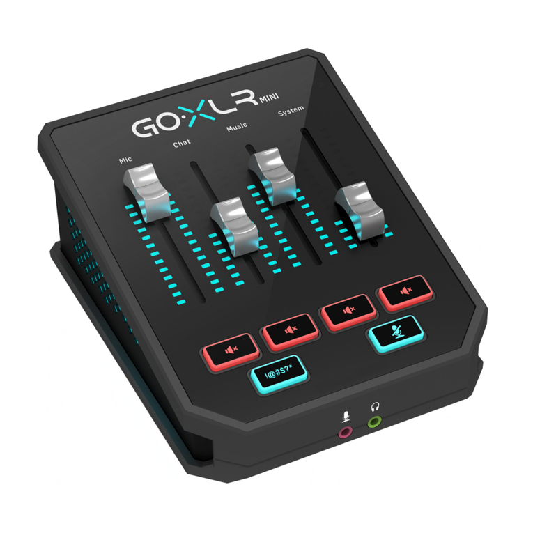 TC-Helicon GO XLR Mini User manual