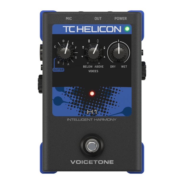 TC-Helicon VoiceTone H1 User manual