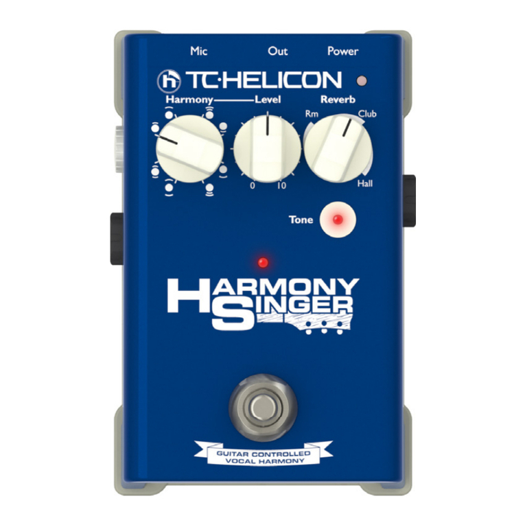 TC-Helicon Harmony Singer User manual