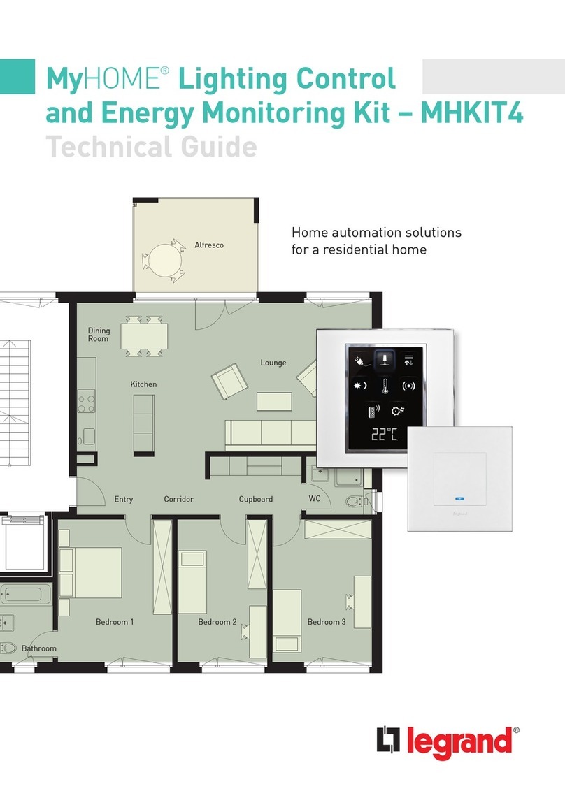 LEGRAND MyHOME MHKIT4 Quick start guide