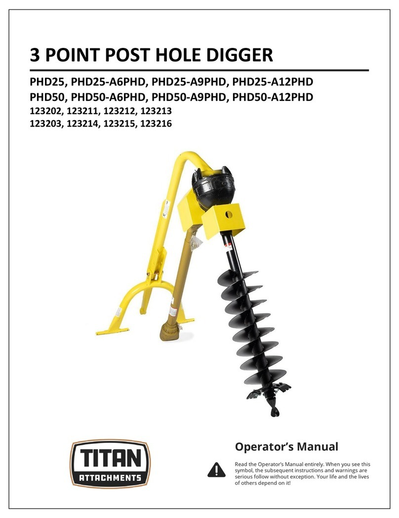 Titan Attachments PHD25 Operator's manual