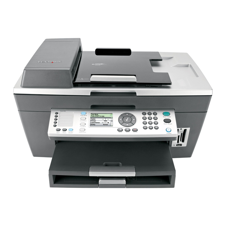 Lexmark 8300 Series Manual