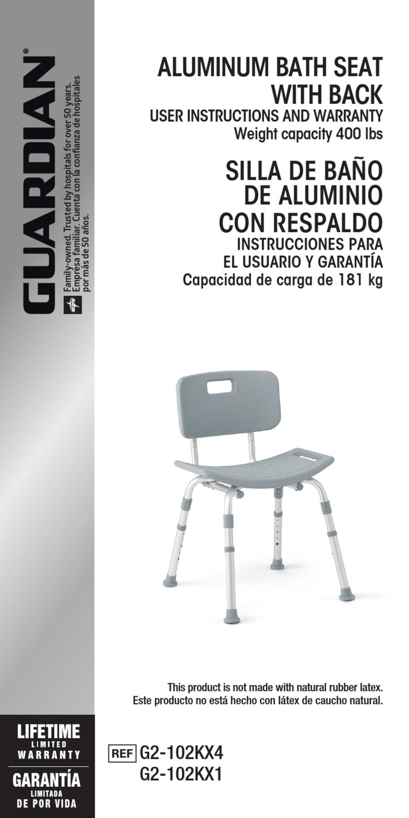 Guardian G2-102KX4 Installation guide