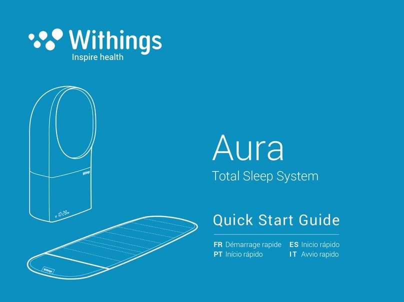 Withings Aura quick start guide Withings Aura quick start guide