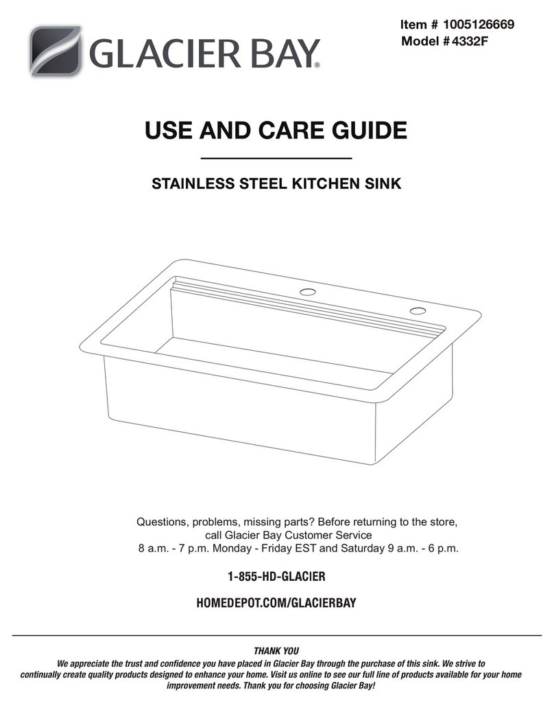 Glacier bay 4332F User manual