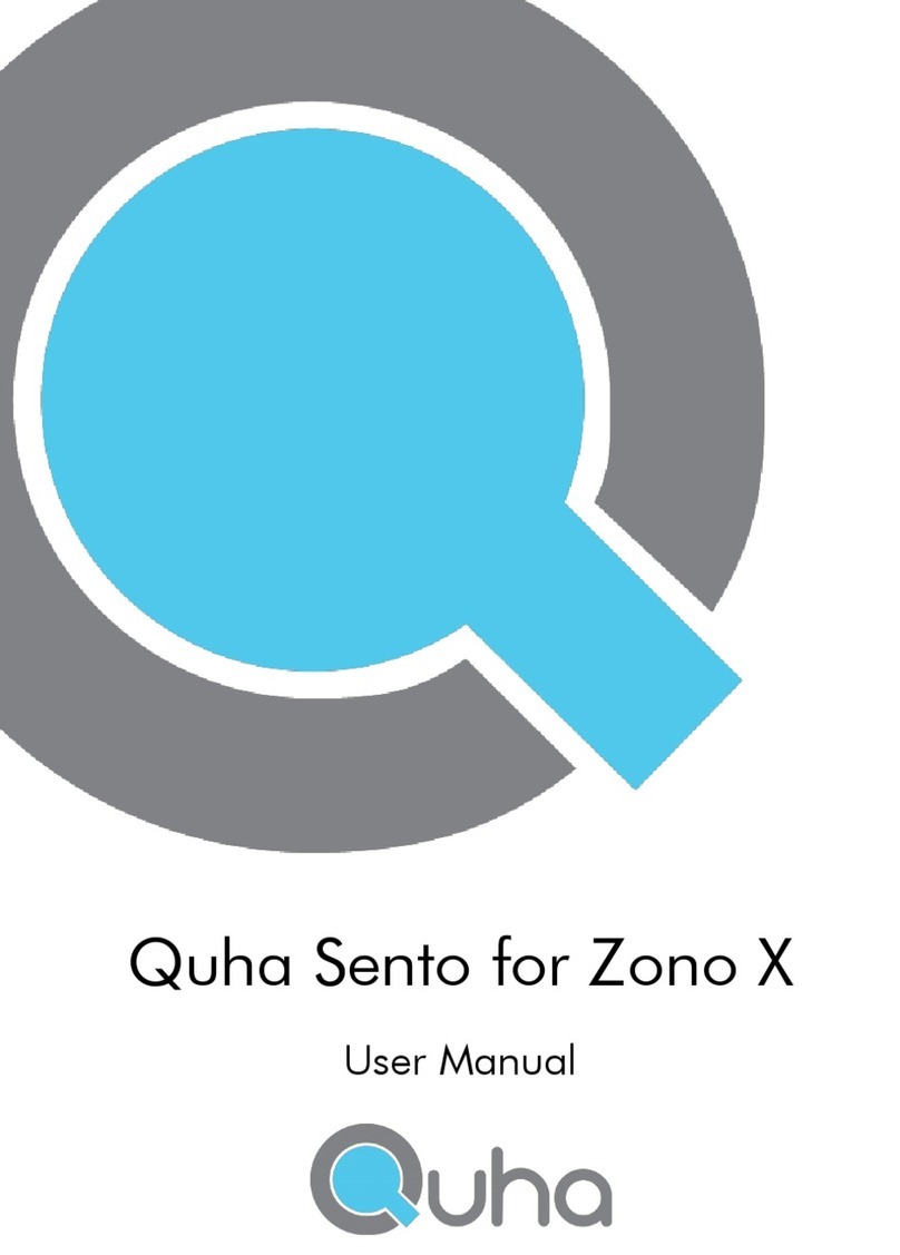 Quha Sento for Zono X user manual